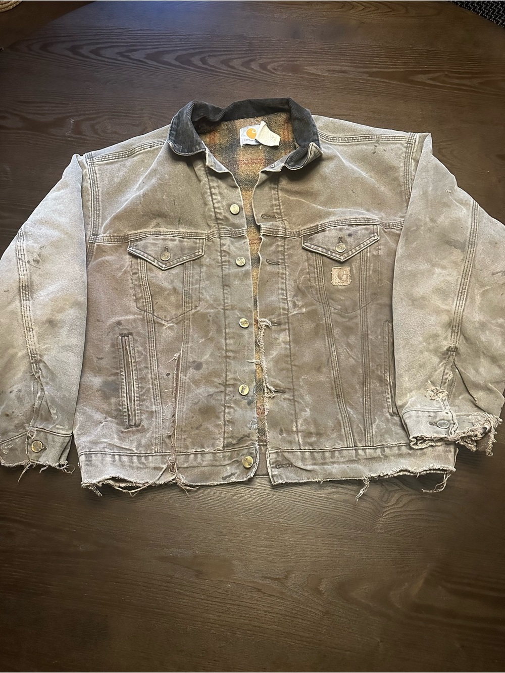 Vintage Carhartt JB0682 Distressed Work Jacket 🔥